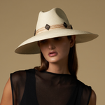 Chiara - Hat - Artesano Handcrafted Toquilla Straw Hats Beige