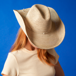 Woven straw cowboy hat from Hacienda - Packable, made from ethically handcrafted Toquilla straw