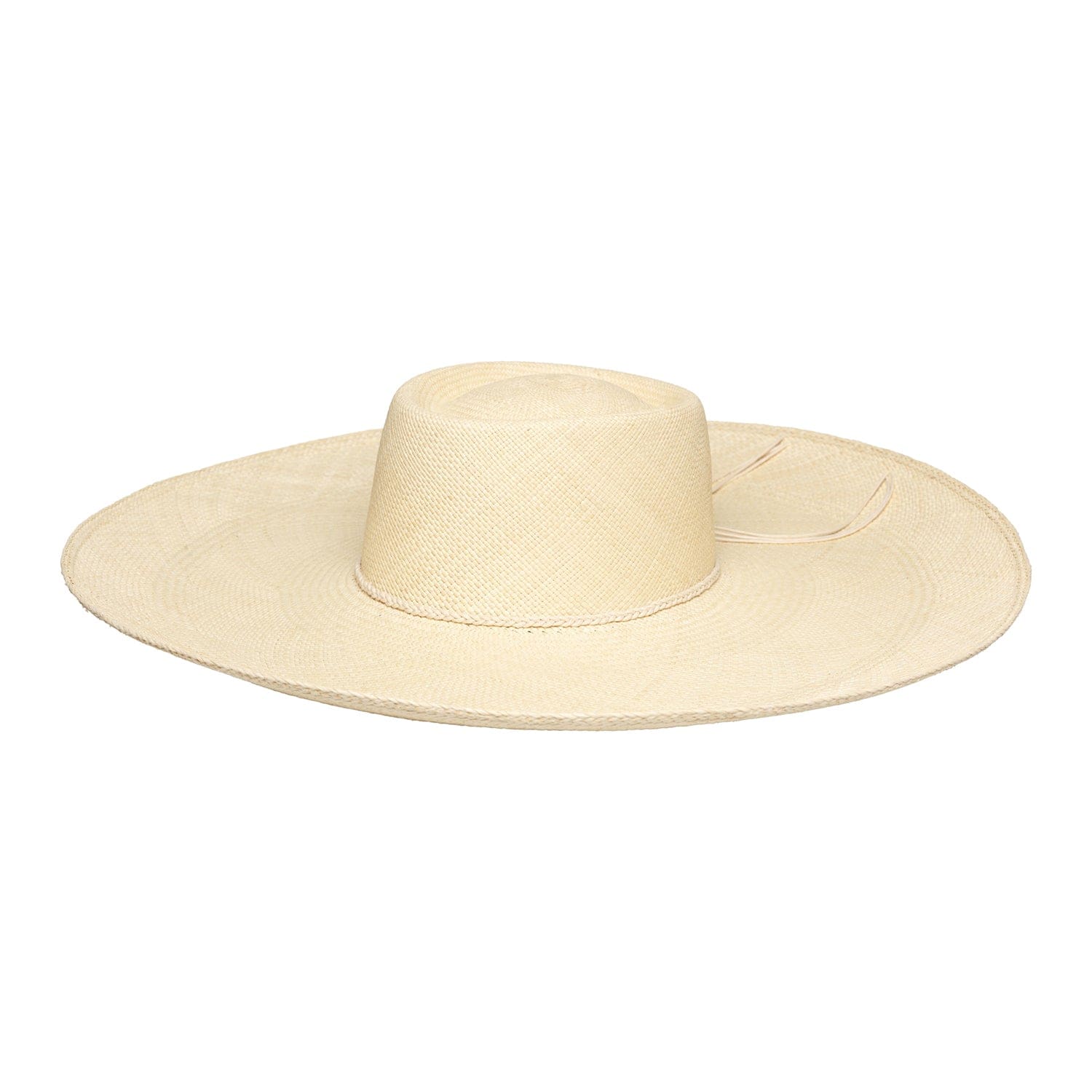 Extra wide brim Napoli hat made of high-quality toquilla straw for ultimate sun protection