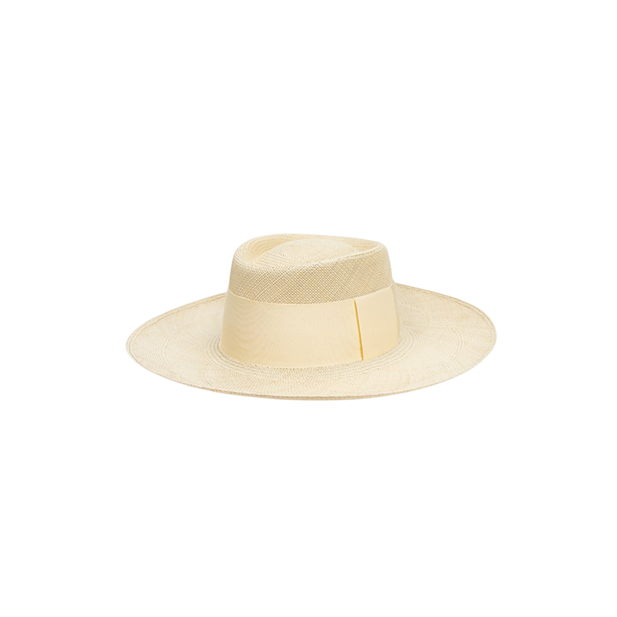 Ibiza - Wide Brim Panama Boater Straw Hat | Artesano – www  display picture 3