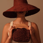 Isola - Bag - Artesano Handcrafted Toquilla Straw Hats Black