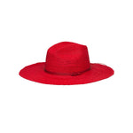 Giulia - Hat - Artesano Handcrafted Toquilla Straw Hats Red