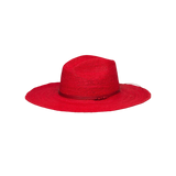 Giulia - Hat - Artesano Handcrafted Toquilla Straw Hats Red
