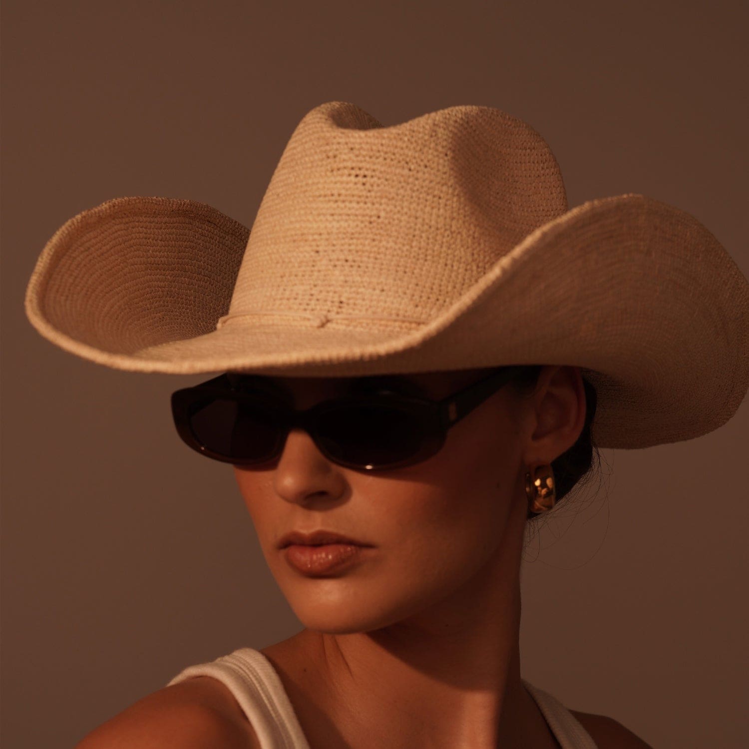 Hacienda Packable Straw Cowboy Hat made from Toquilla Straw and sustainable materials