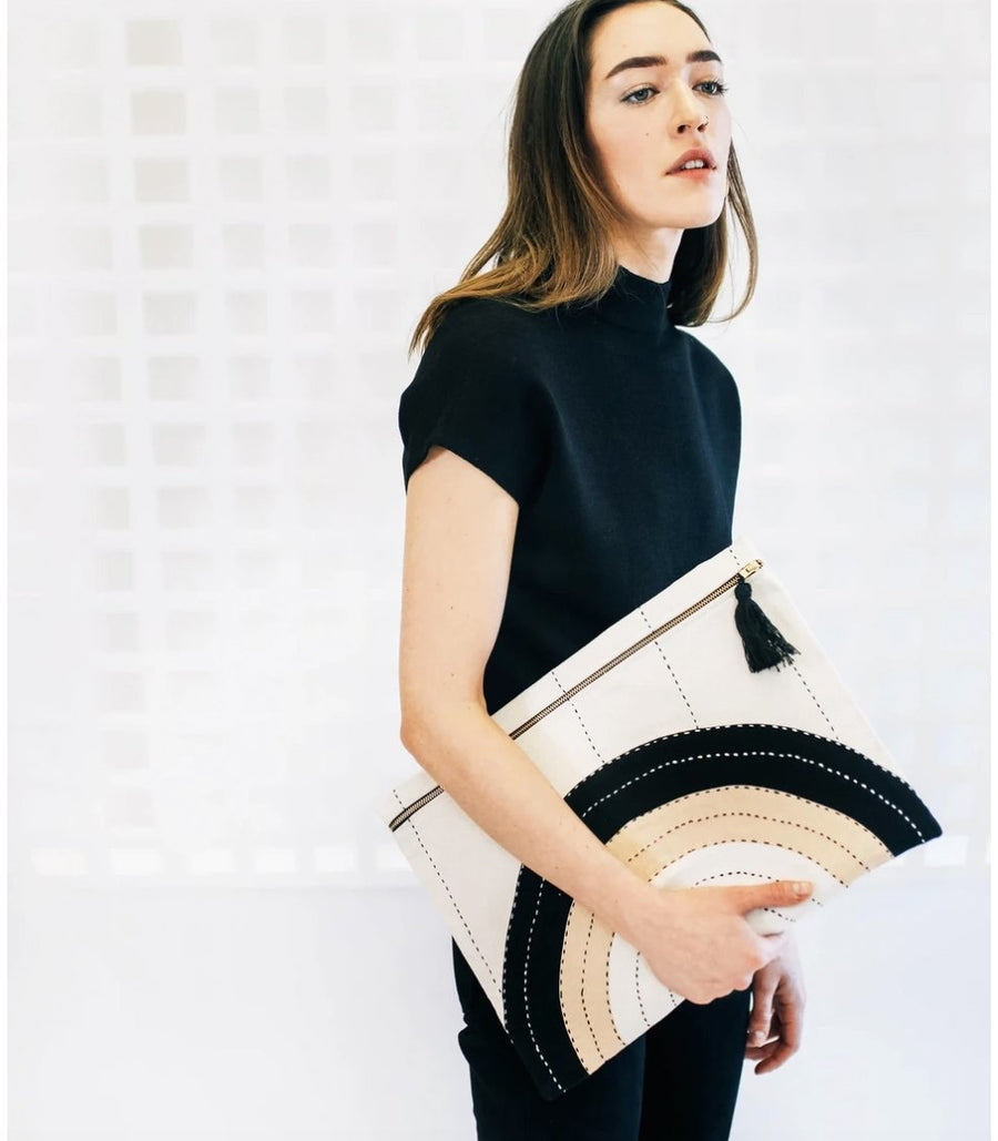 Eclipse Oversized Pouch Clutch - bag - Anchal