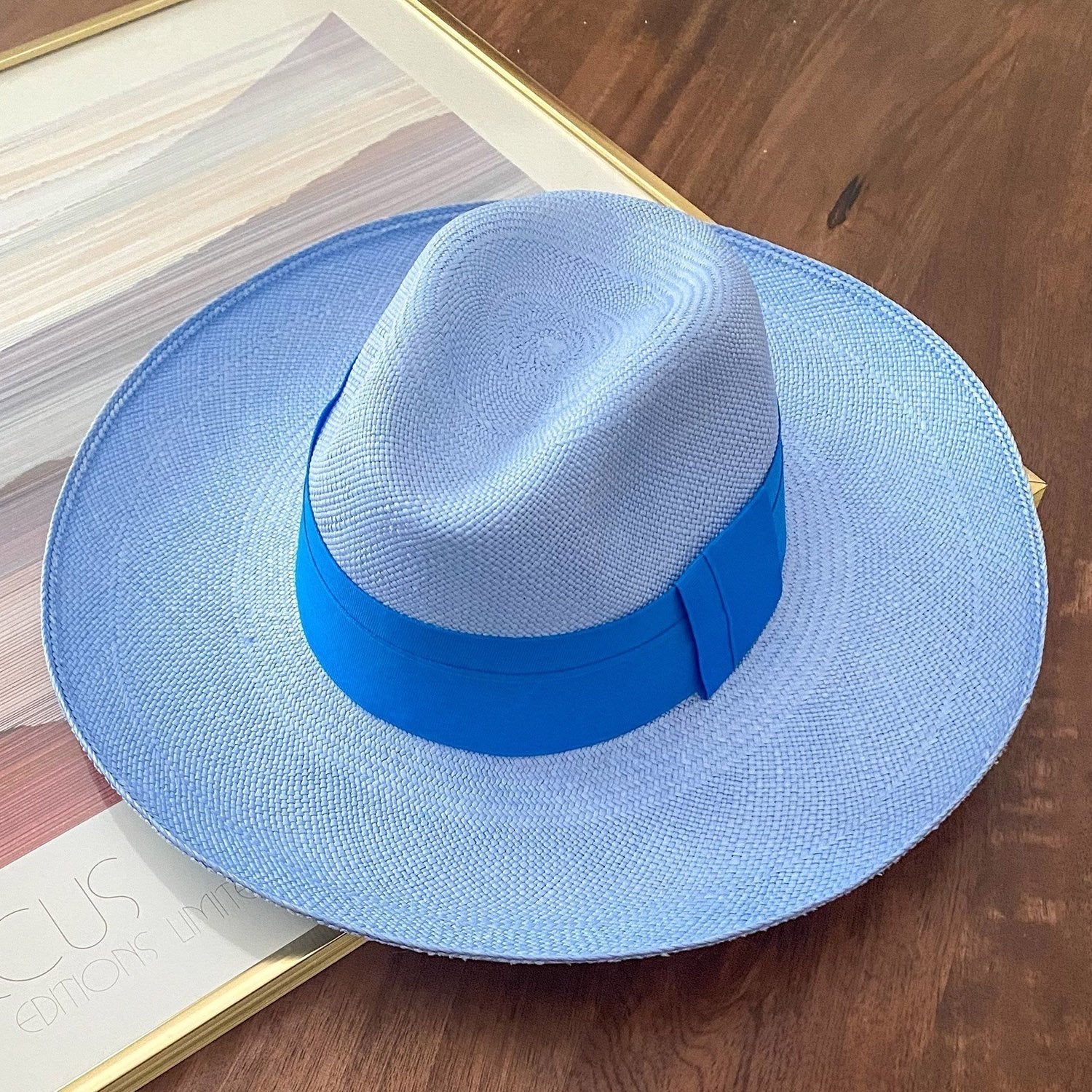 Azulu - Wide Brim Hat artesano