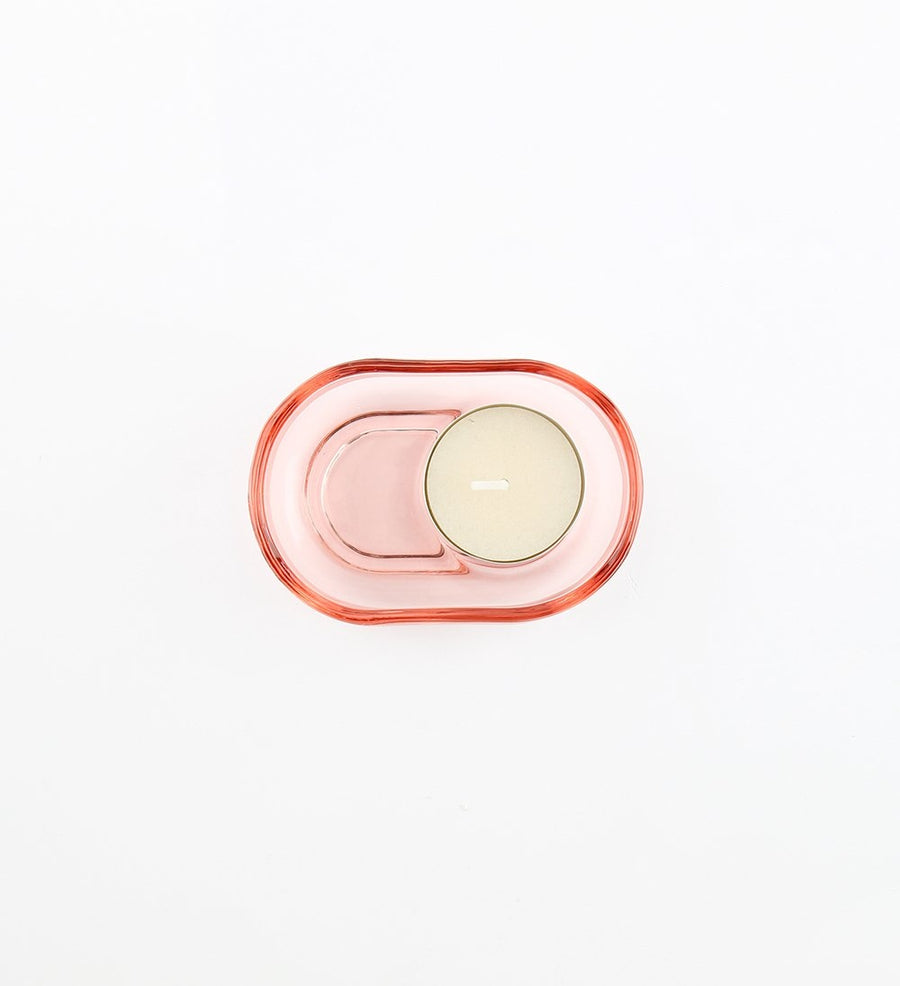 Cove Tea Light Holder - Pink - Home Goods - From The Bay