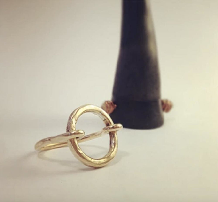 Friendship Ring - White Brass - Jewelry - Melissa de la Fuente