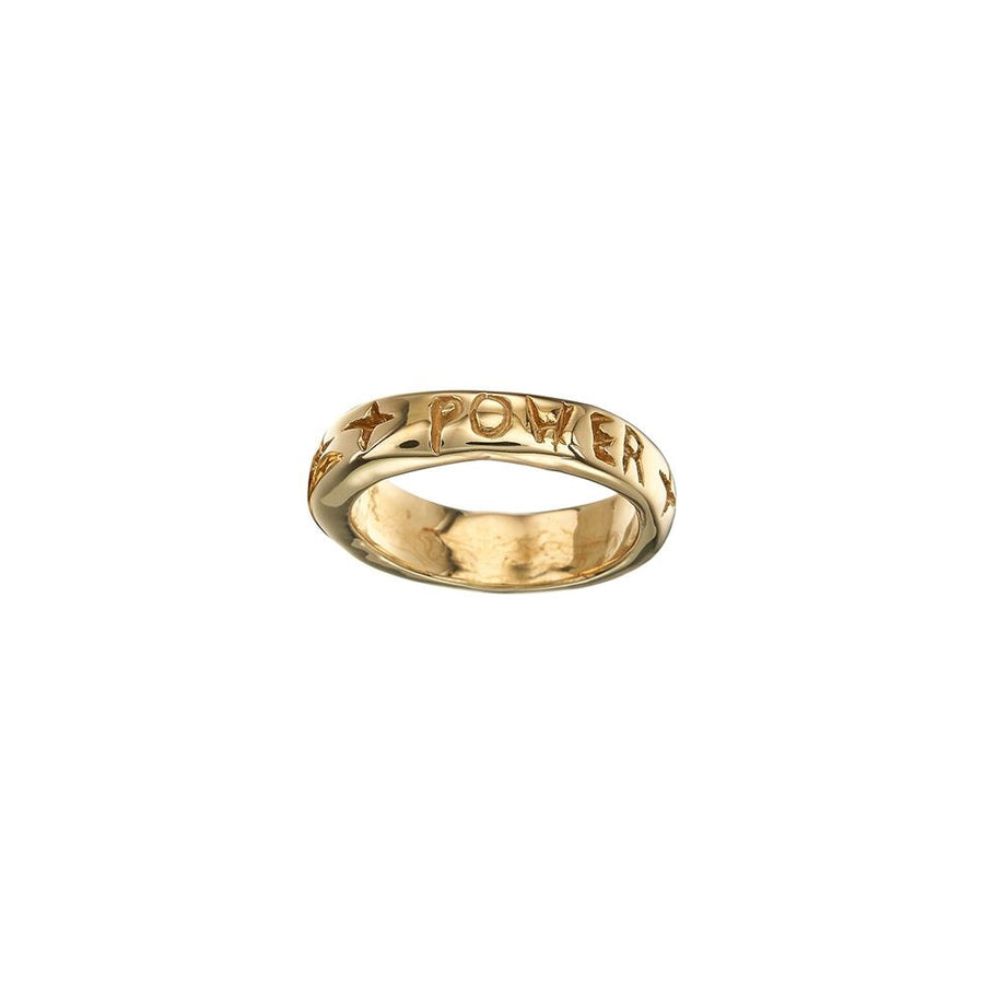 Power Ring - Brass - Jewelry - Melissa de la Fuente