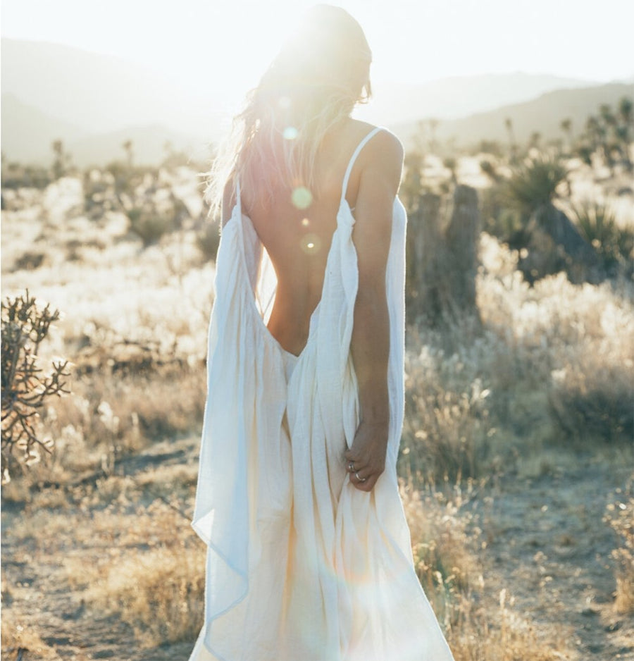 Syros Dress - Milk - Clothing - A Perfect Nomad