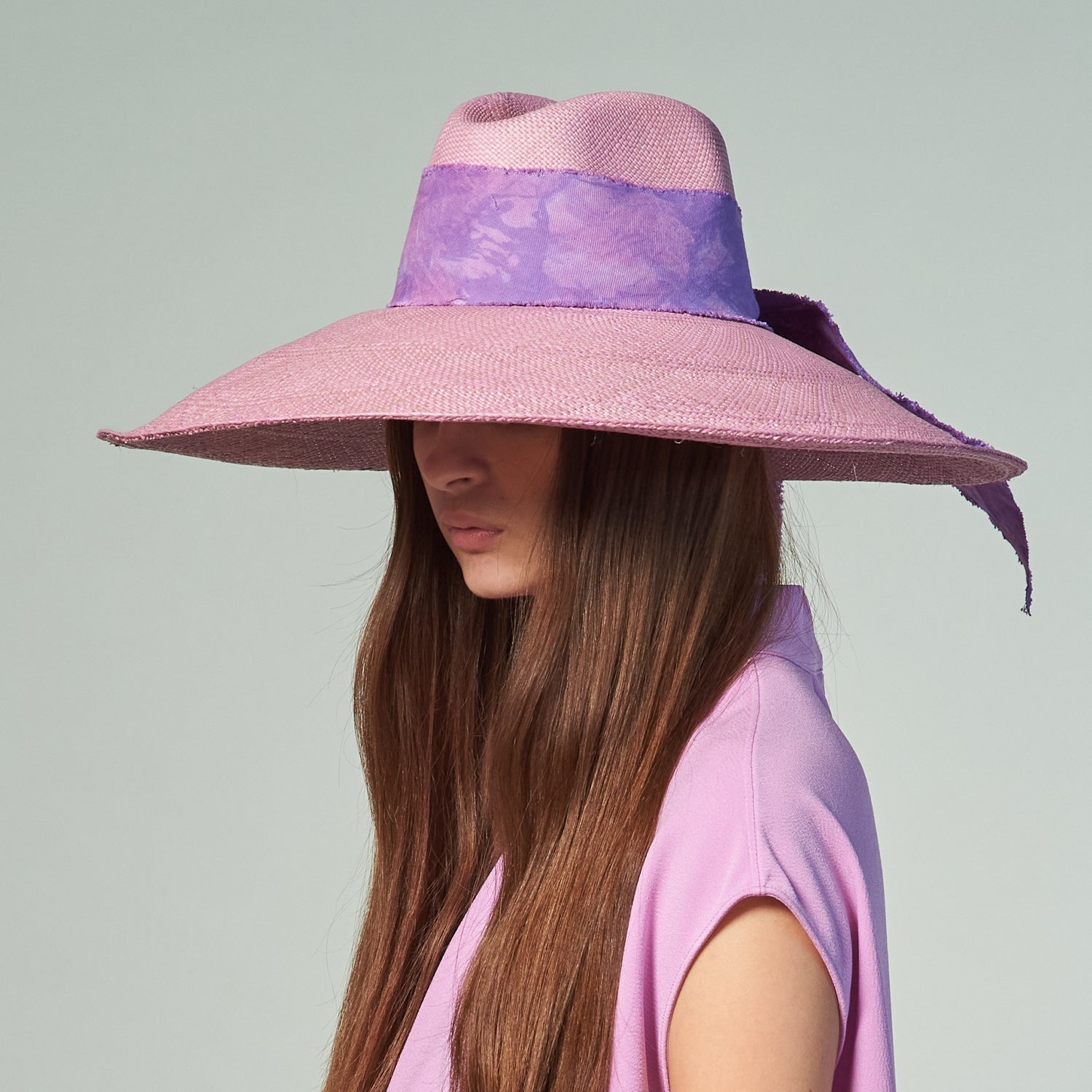 Siena - Custom Initials - Extra Wide Brim - Hat - artesano